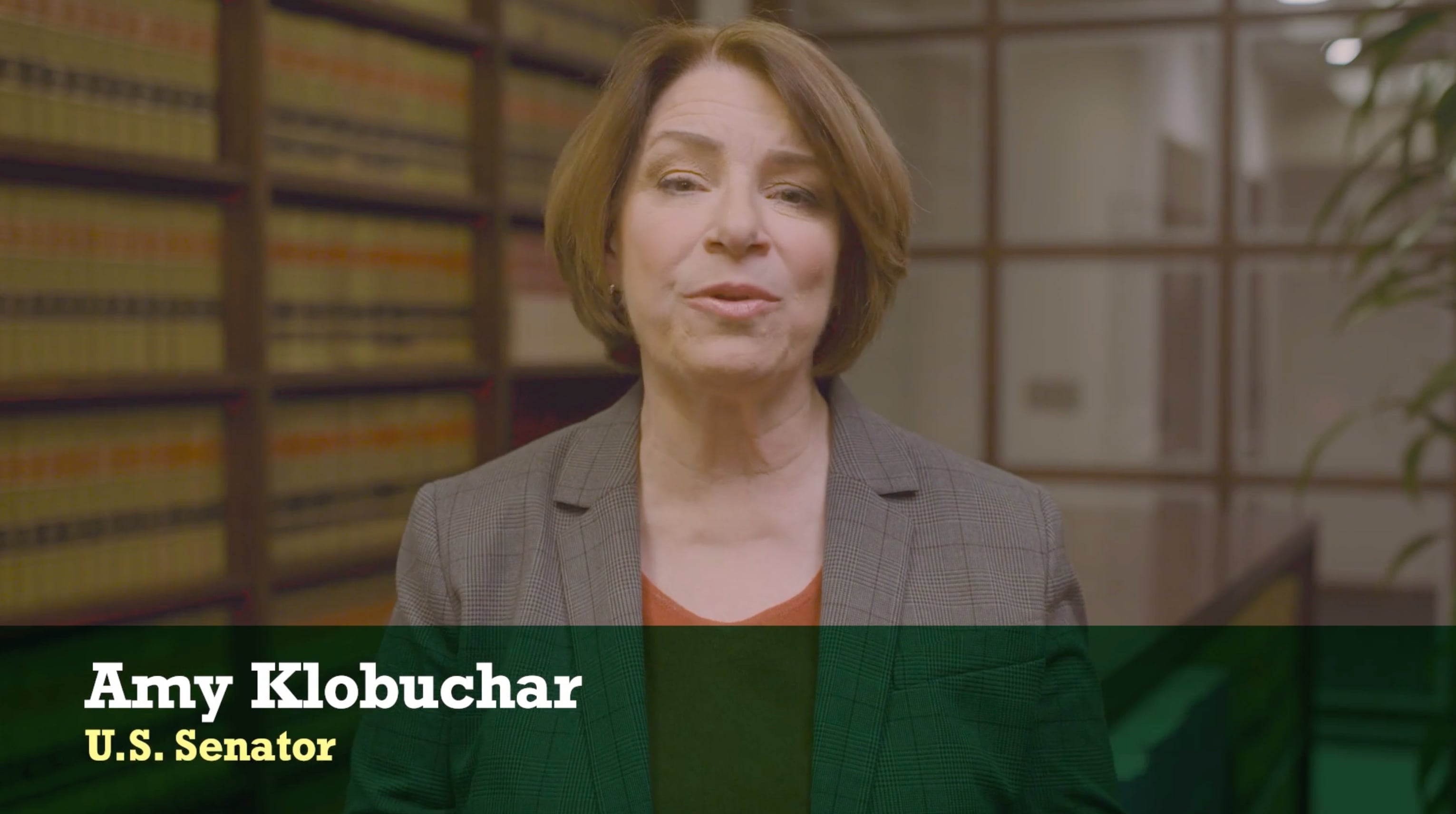 Amy Klobuchar testimonial for Keith Ellison
